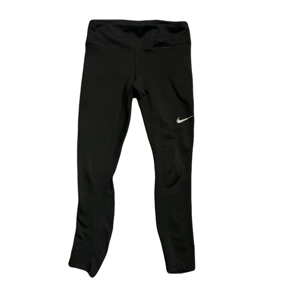 Nike Pro Black Leggings Y2K Athleisure Gym Girl BBL Seamless Workout Pants Small